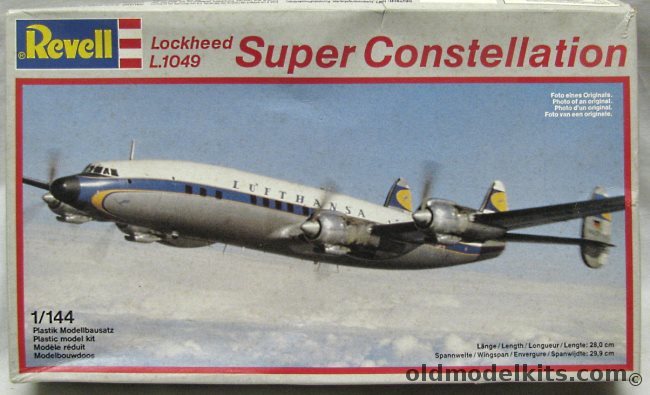 Revell 1/128 Lockheed 1049 Super Constellation - Lufthansa Airlines, 4237 plastic model kit